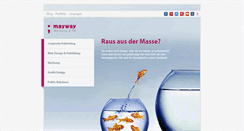 Desktop Screenshot of mayway.at