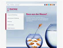 Tablet Screenshot of mayway.at